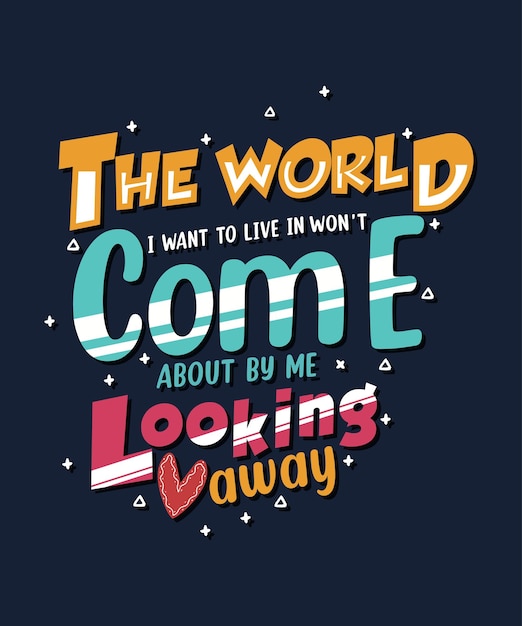 Paquete de diseño de camiseta de tipografía
