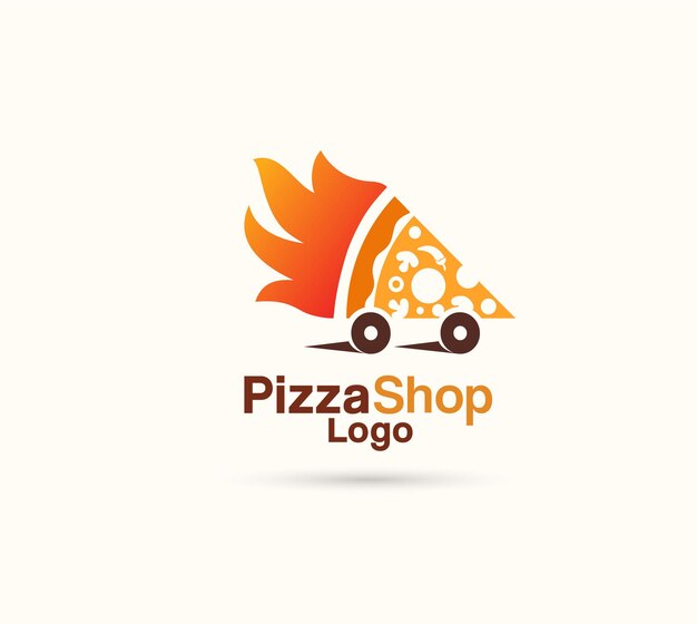 paquete de diseño de logotipo vectorial de pizza