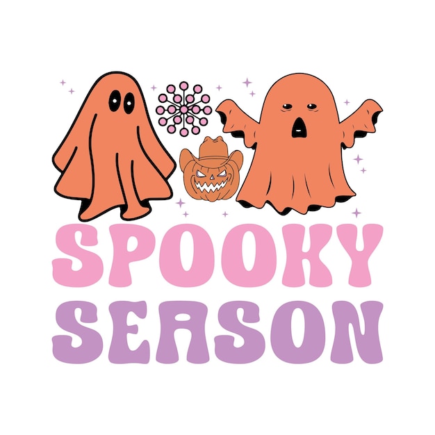 El paquete de diseño de sublimación de Halloween retro