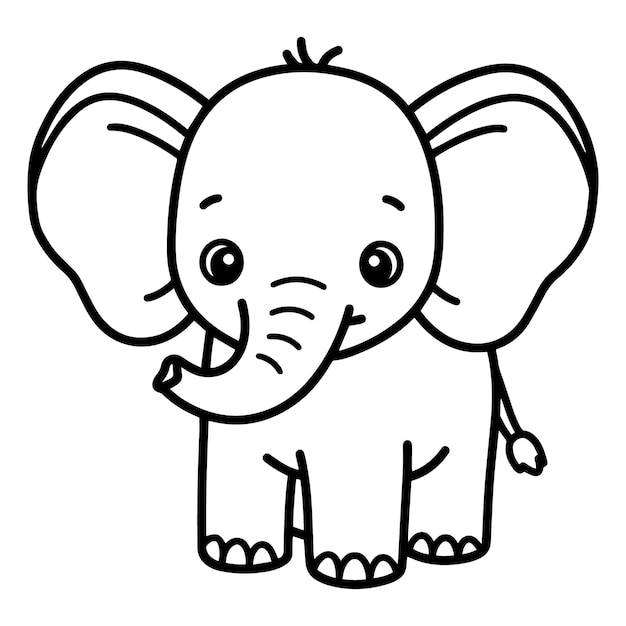 El paquete de diseño Svg de Elephant Animal