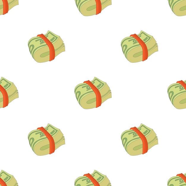 Paquete de dólares patrón textura de fondo sin costuras repetición papel tapiz vector geométrico