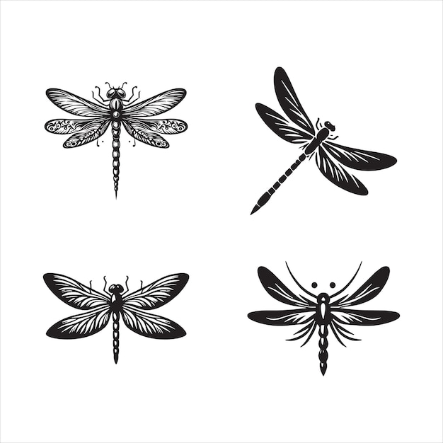 El paquete de Dragonfly SVG