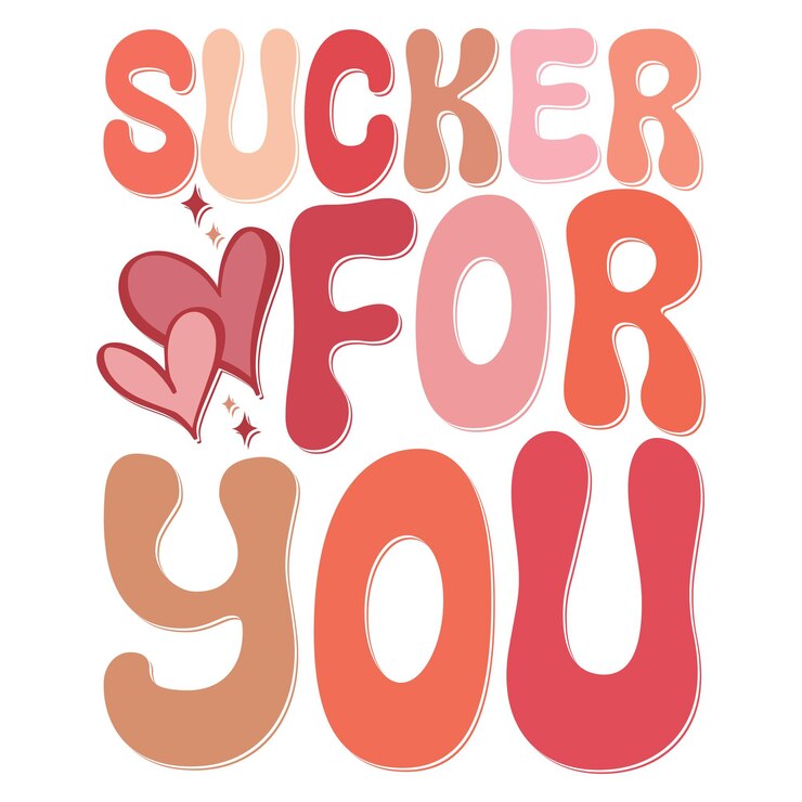 El paquete gráfico de sublimación Retro Valentine