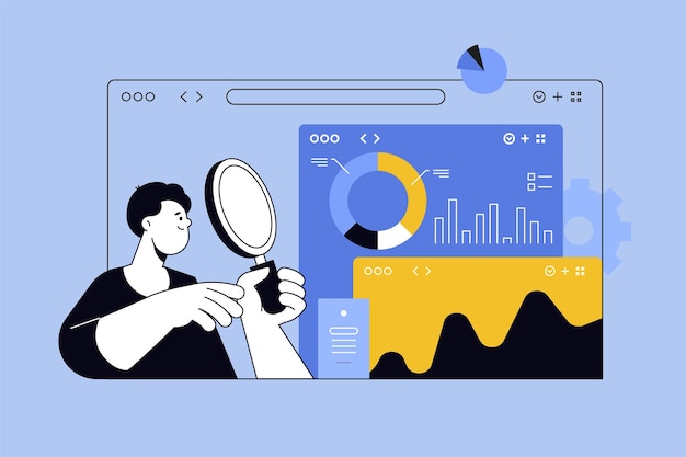 El paquete de gráficos web modernos Vector EPS