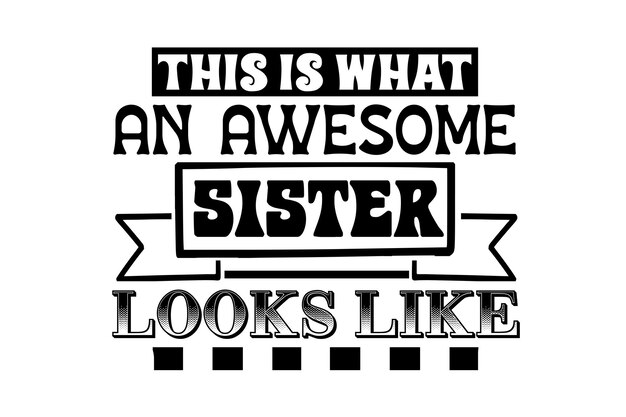 Paquete de hermana svg