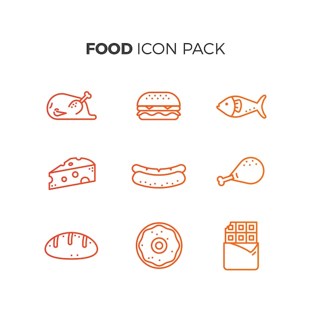 Paquete de Iconos de Alimentos