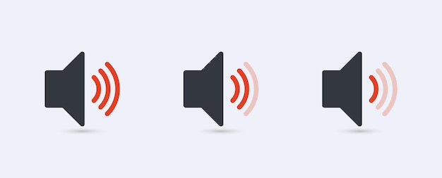paquete de iconos de altavoz