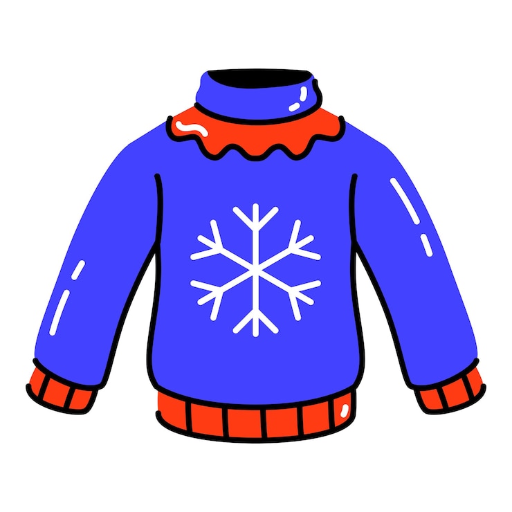 El paquete de iconos de contorno de colores de Navidad