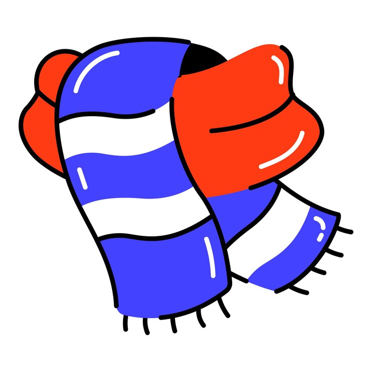 El paquete de iconos de contorno de colores de Navidad