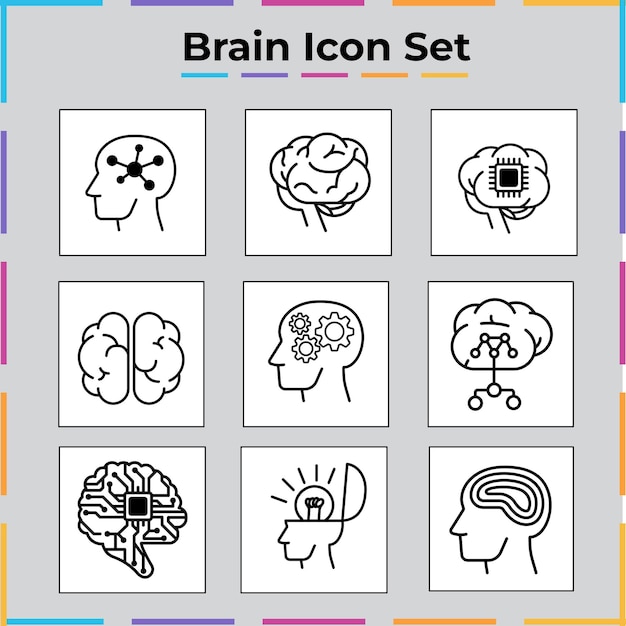 Paquete de iconos Creative Data Management 25 Glyph Solid Black como ojo servidor mano sd nube