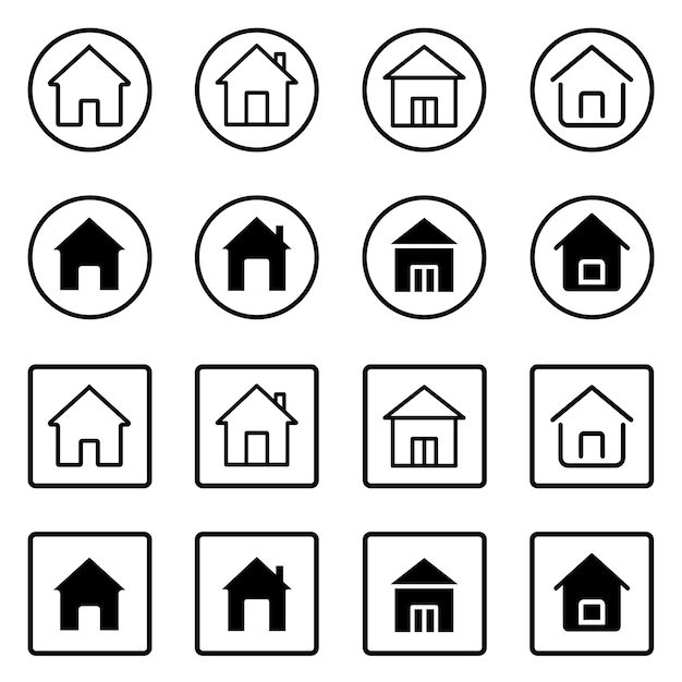 El paquete de iconos de inicio