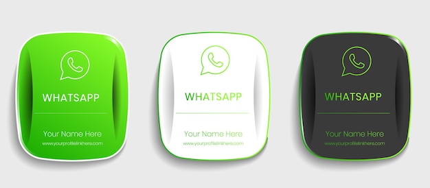 Paquete de insignias de perfil de whatsapp