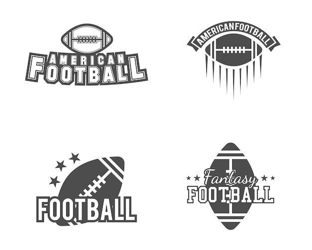 Paquete de logos de fútbol americano