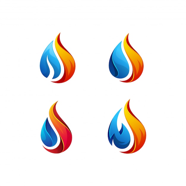 Paquete de logotipo de petróleo y gas