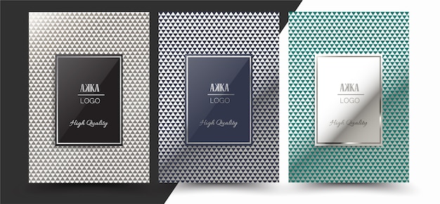 Paquete de lujo o diseño de la cubierta