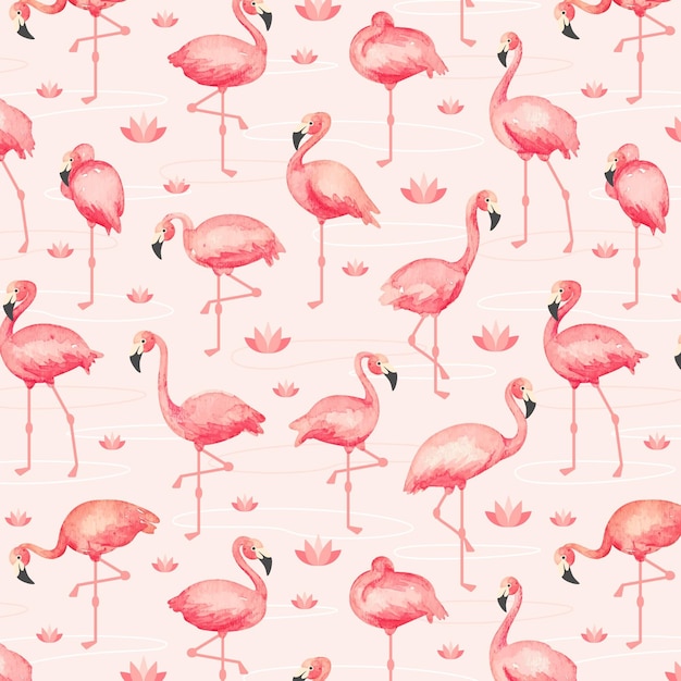 Paquete de patrones flamingo