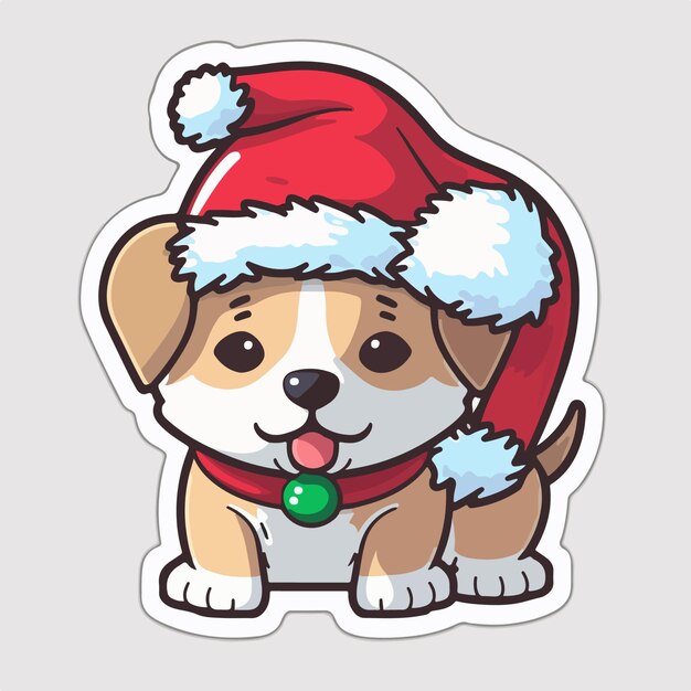 Paquete de pegatinas navideñas para perros, colección Newyear
