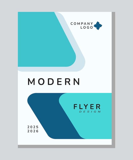 Paquete de póster minimalista simple y colorido para el folleto de banner, el informe del sitio web corporativo y el currículum