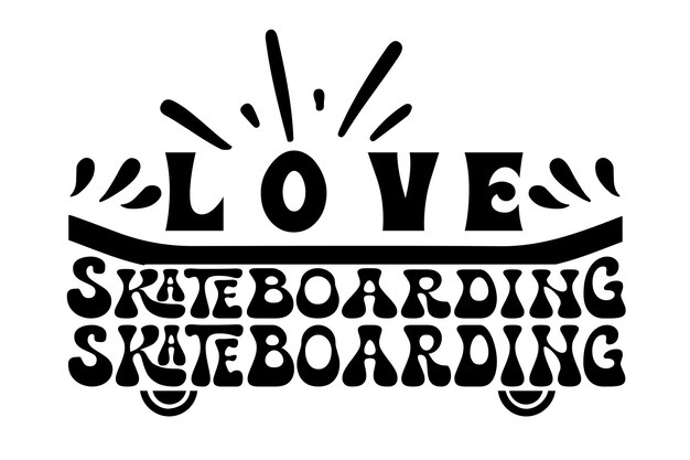 Vector el paquete de skateboard svg