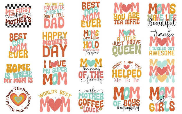Paquete de sublimación Feliz Día de la Madre