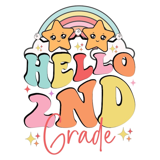Paquete de sublimación Hello de Regreso a la escuela