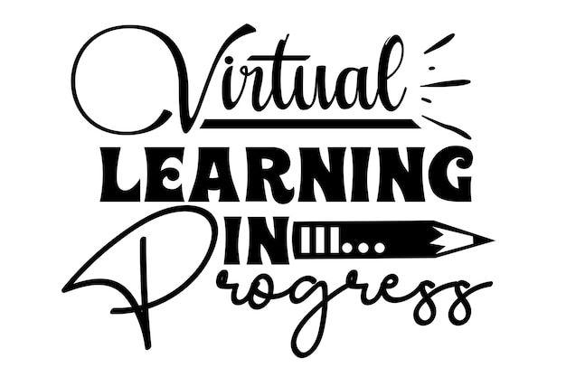 Paquete SVG de aprendizaje virtual