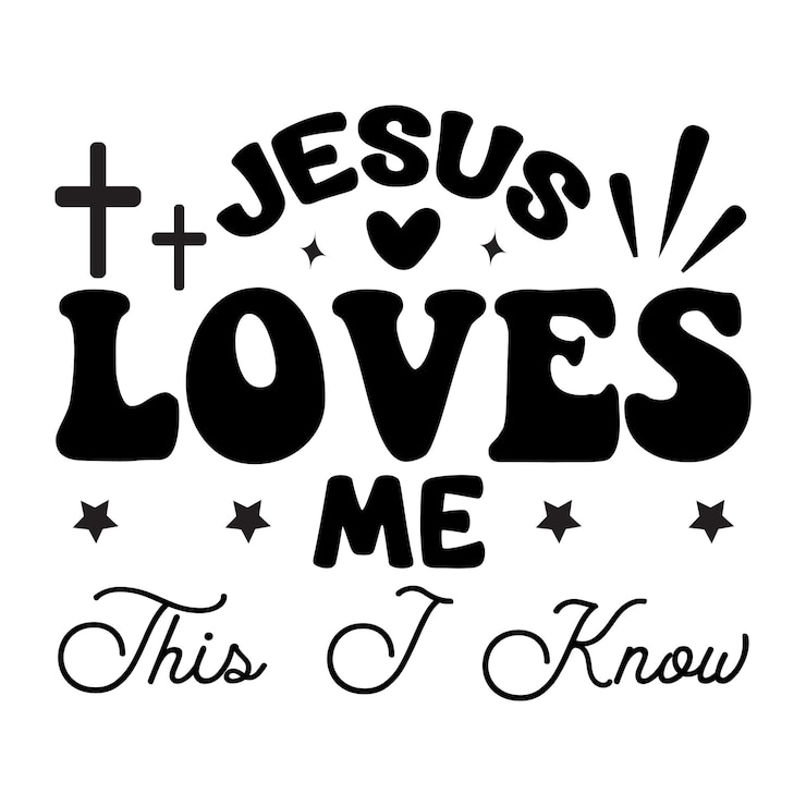 Vector paquete svg de jesús