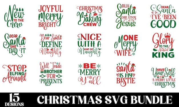 Paquete de Svg de Navidad