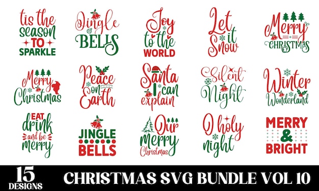 Paquete de Svg de Navidad