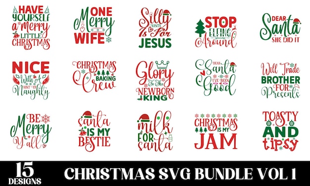 Paquete de Svg de Navidad