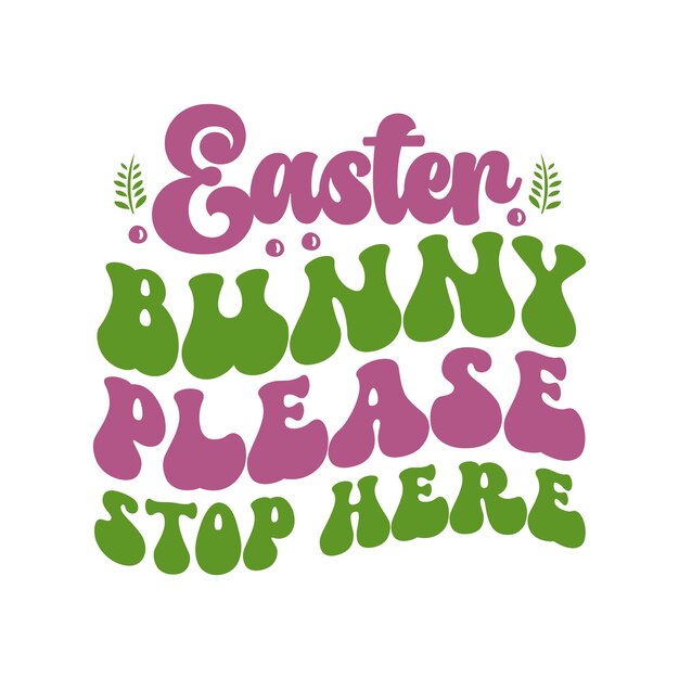 Paquete SVG de Pascua retro Paquete PNG de Pascua Descarga digital