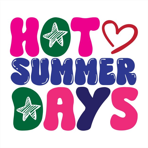 Paquete SVG de verano retro Summer Svg Beach Svg Summertime svg Funny Beach Quotes Svg Summer Quote