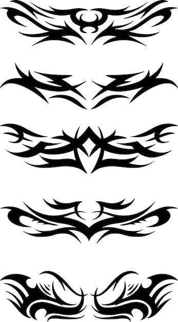 El paquete de tatuajes tribales