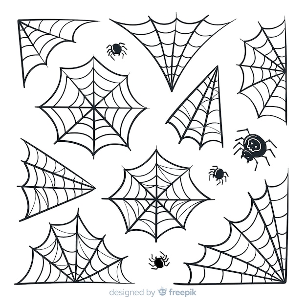 El paquete de telarañas de Halloween
