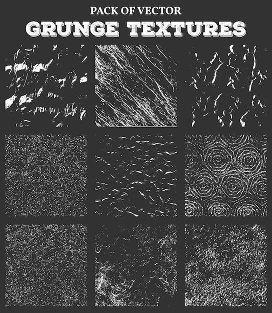Paquete de texturas grunge