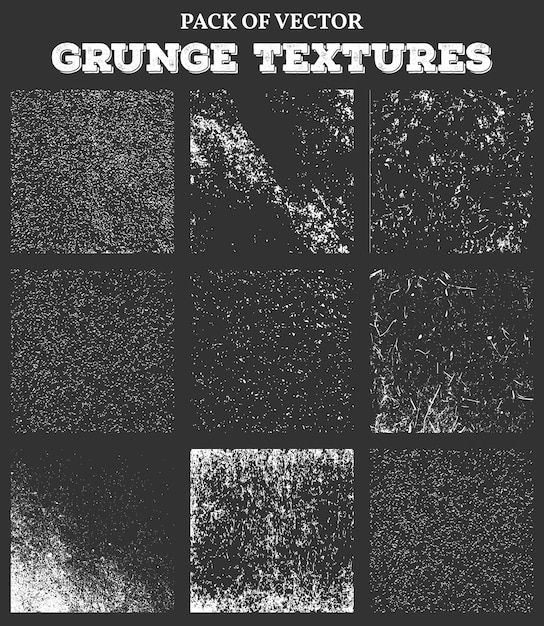 El paquete de texturas grunge