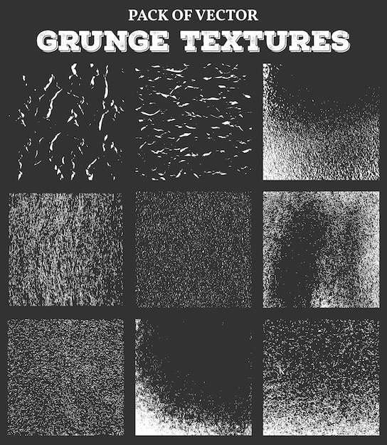 El paquete de texturas grunge