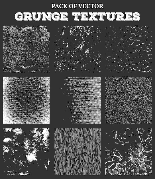 El paquete de texturas grunge