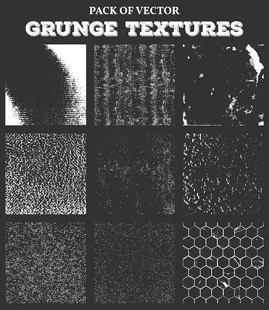 El paquete de texturas grunge