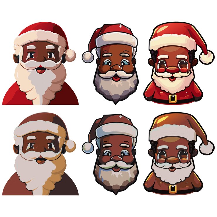 El paquete de Vector Santa Claus