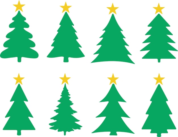 Paquete de vectores de árbol de Navidad
