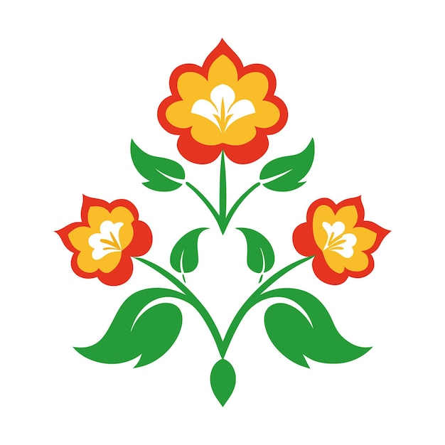 paquete vectorial de adornos florales vintage