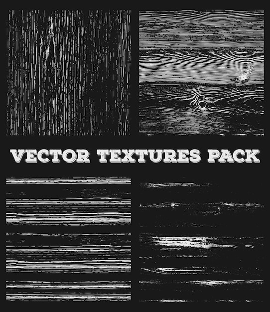 El paquete vectorial del efecto de textura vectorial grunge