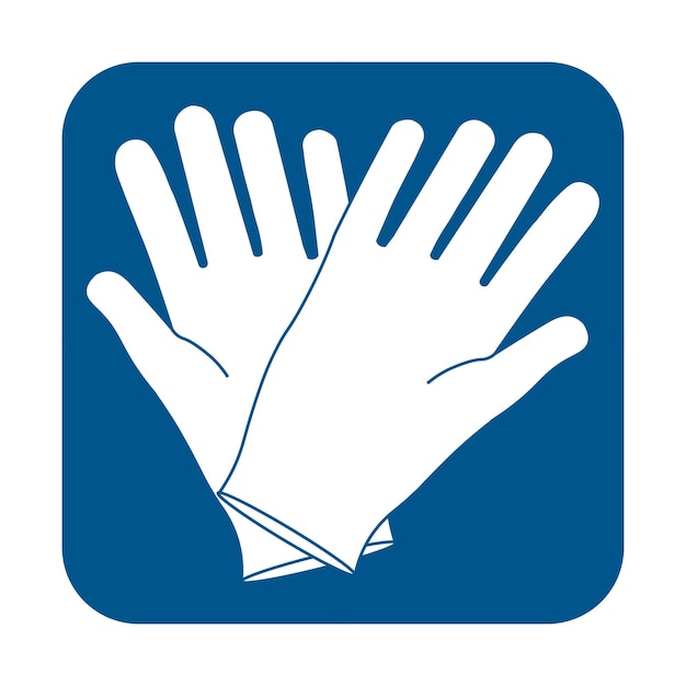 Par de guantes Equipo de látex estéril para trabajadores médicos
