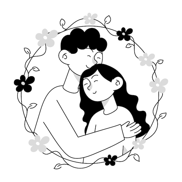 Un par de mini ilustraciones de Doodle con cucharas