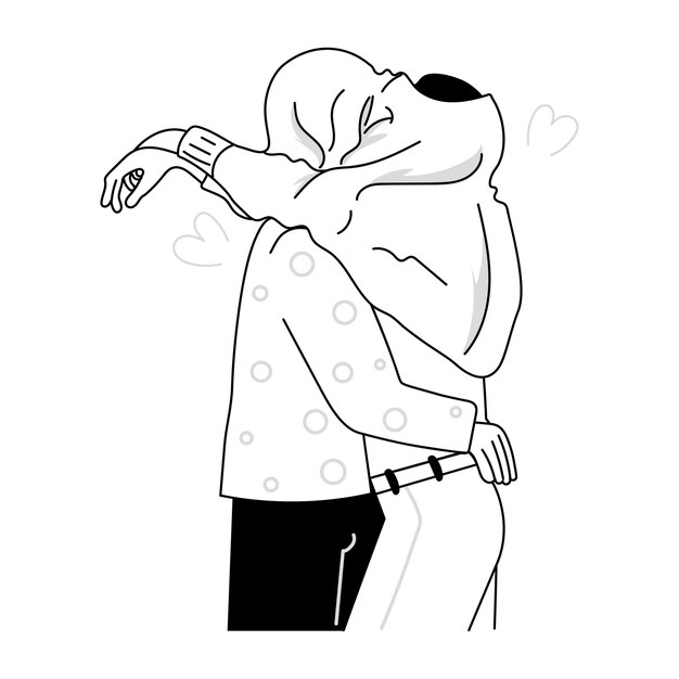 Un par de mini ilustraciones de Doodle con cucharas