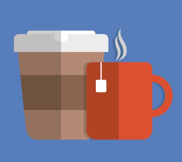 Par de tazas icono