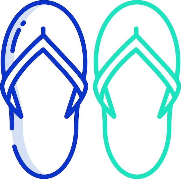 un par de zapatos azules y verdes con flechas que apuntan a la derecha