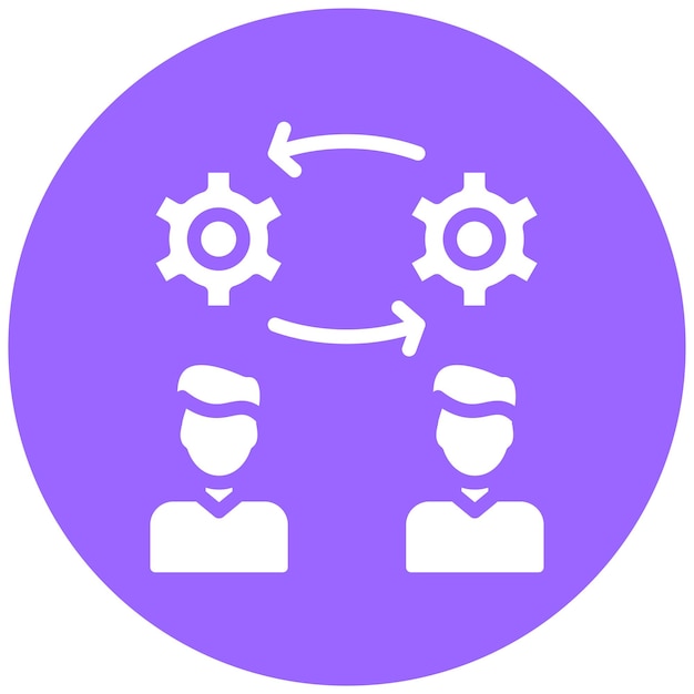 Paradigma de diseño vectorial Estilo del icono de cambio
