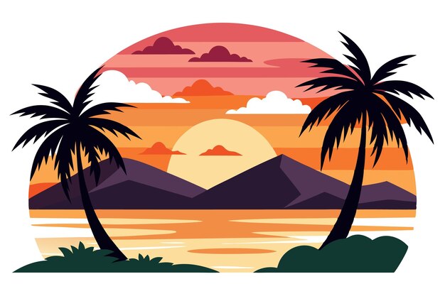 El paraíso del atardecer